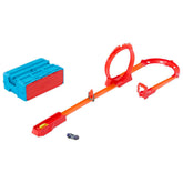 Hot Wheels Fire-themed Track Building Set with Track Set And 1 Hot Wheels Car for Ages 4+